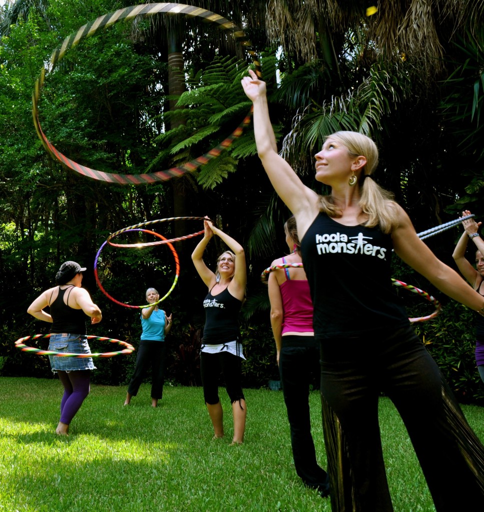 hula hooping: a fun social distancing workout